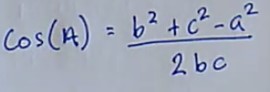 This video shows you how to use he Cosine Rule when you know the side side side to find a missing angle in a triangle.